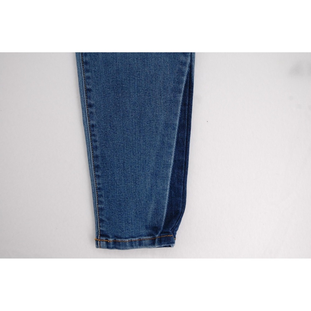 Flying Monkey Jeans Womens 27 Blue Mid Rise Ankle Skinny Distressed‎ Stretch - Picture 5 of 15